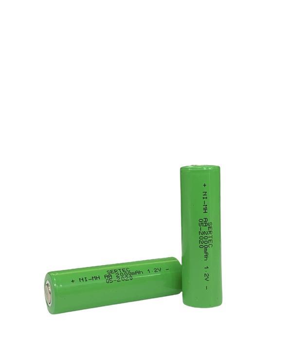 1.2V 2000 Mah - AA - Ni-MH Şarjlı Pil - Başsız / Flat Head - Image 1