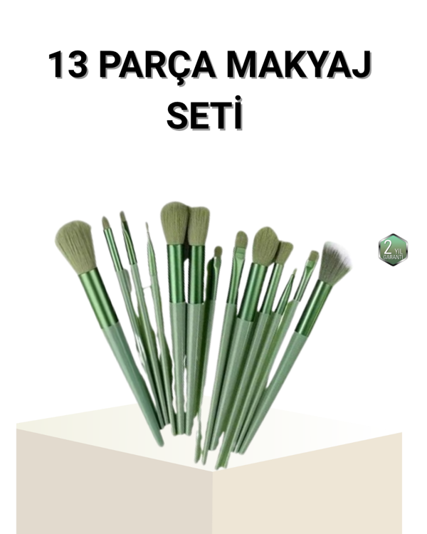 13’lü Profesyonel Makyaj Fırça Seti – Yumuşak Sentetik Kıllı, Tüm Cilt Tiplerine Uygun - Image 1