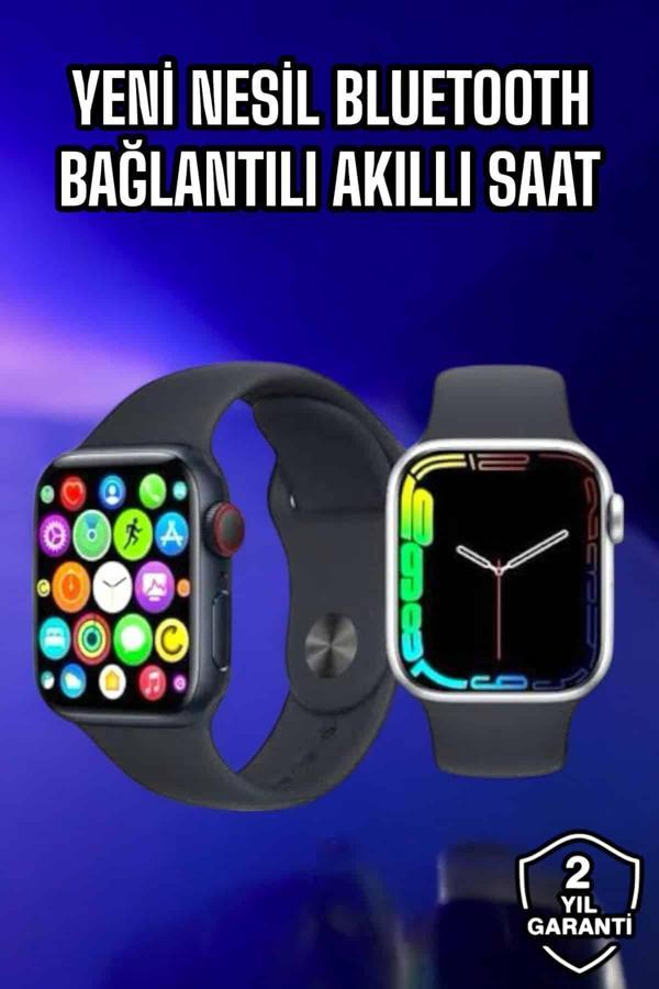 Akıllı Saat Amoled Ekran Yeni Nesil Bluetooth Bağlantılı - Image 1