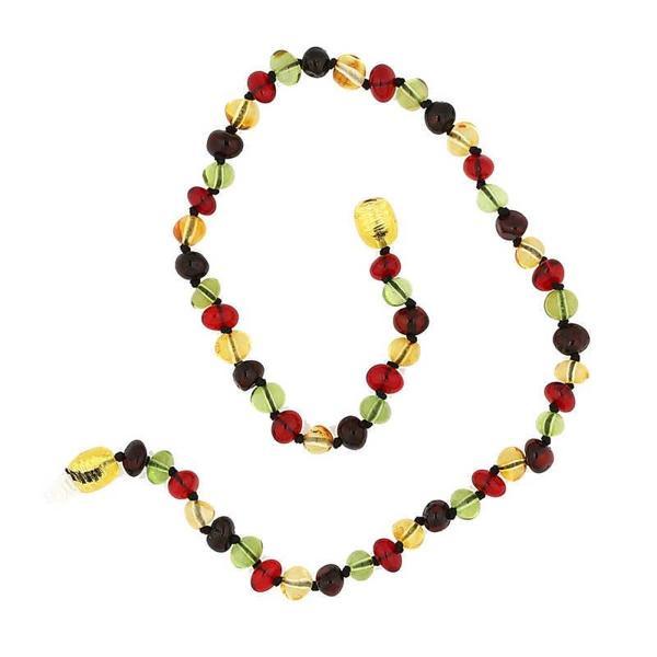 Supertrend Bebek Damla Kehribar Diş Kolye - Image 1