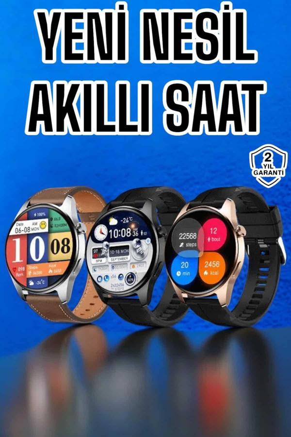 Akıllı Saat Çok Fonksiyonlu Yeni Nesil Bluetooth Bağlantılı Sesli Görüşme - Image 1