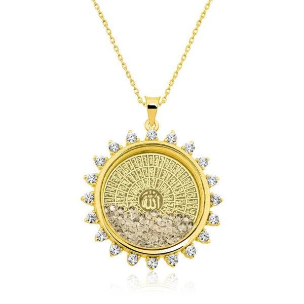 Supertrend Gümüş Gold Esmaül Hüsna Bayan Kolye - Image 1