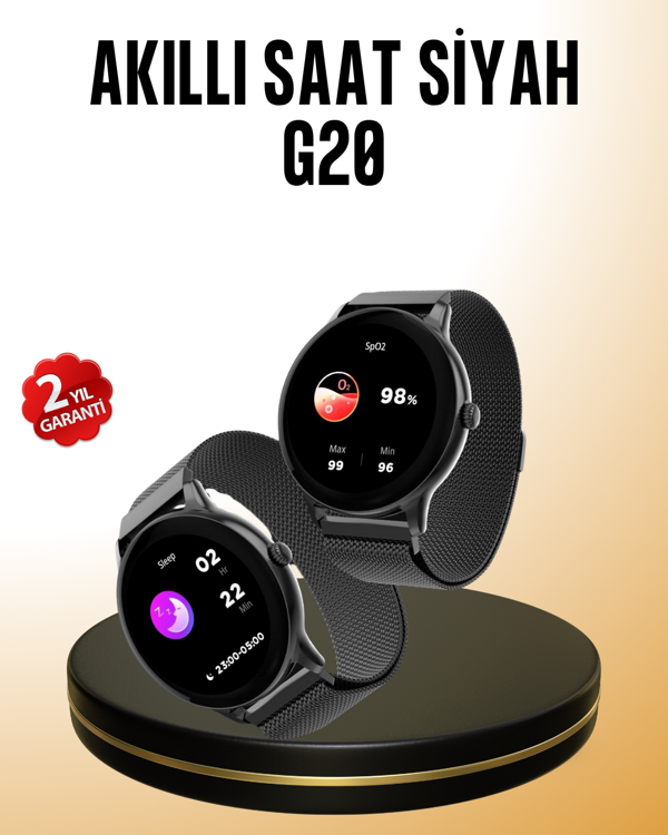 Bluetooth Akıllı Saat G20 Mini – Adım Sayar, Kalori Ölçer, Kalp Atışı Takibi - Image 1