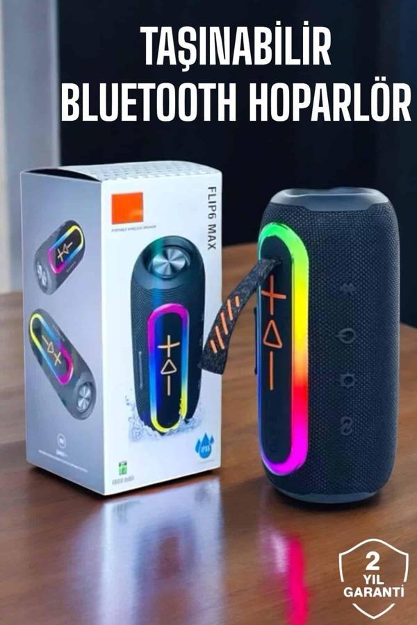 Bluetooth Hoparlör Kablosuz Yüksek Ses Kaliteli Şarj Edilebilir - Image 1