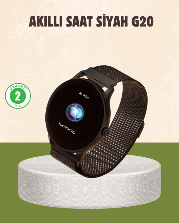 G20 Mini Akıllı Saat – Sağlık Takibi, Uzun Pil Ömrü, Dokunmatik Renkli Ekran - Image 1