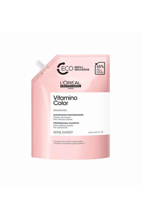 Loreal Professionnel Vitamino Color Shampoo 1500 ml Şampuan Refill - Image 1