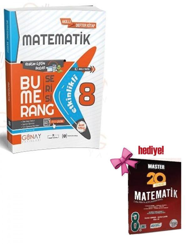 Günay 8.Sınıf Bumerang Etkinlikli Matematik + Okyanus Matematik Deneme Hediyeli - Günay Yayınları - Image 1