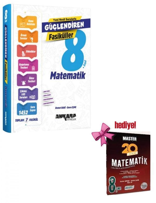 Ankara 8. Sınıf Matematik Güçlendiren Fasiküller + Okyanus Matematik Deneme Hediyeli - Ankara Yayıncılık - Image 1