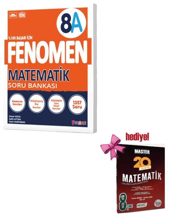 Fenomen 8. Sınıf Matematik A Soru Bankası + Okyanus Matematik Deneme Hediyeli - Fenomen Yayıncılık - Image 1