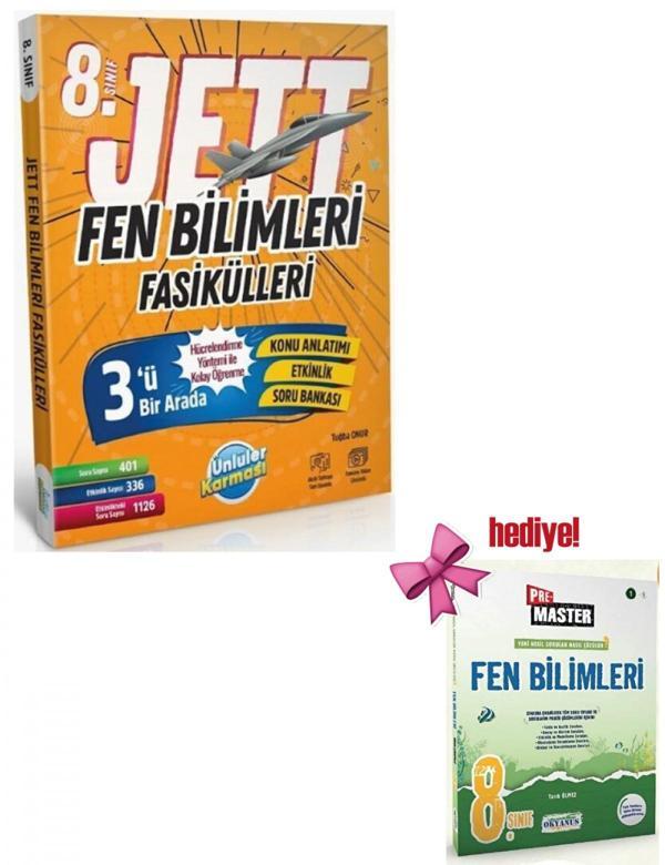 Ünlüler Karması 8. Sınıf Fen Bilimleri JETT Soru Fasikülleri + Okyanus Fen Soru Hediyeli - Ünlüler Karması - Image 1