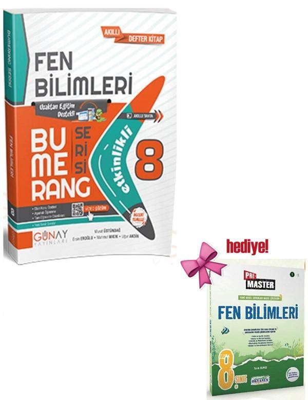 Günay 8.Sınıf Bumerang Etkinlikli Fen Bilimleri Günay Yayınları + Okyanus Fen Soru Hediyeli - Günay Yayınları - Image 1