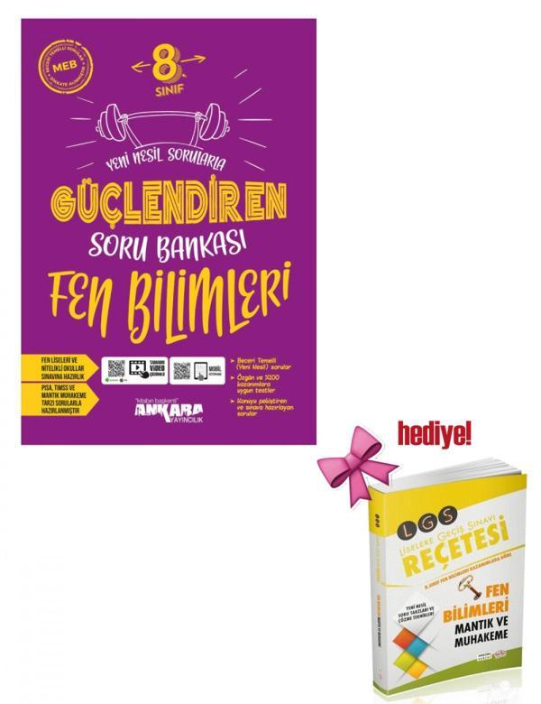 Ankara 8. Sınıf Fen Bilimleri Güçlendiren Soru Bankası + Editör Fen Soru Hediyeli - Ankara Yayıncılık - Image 1