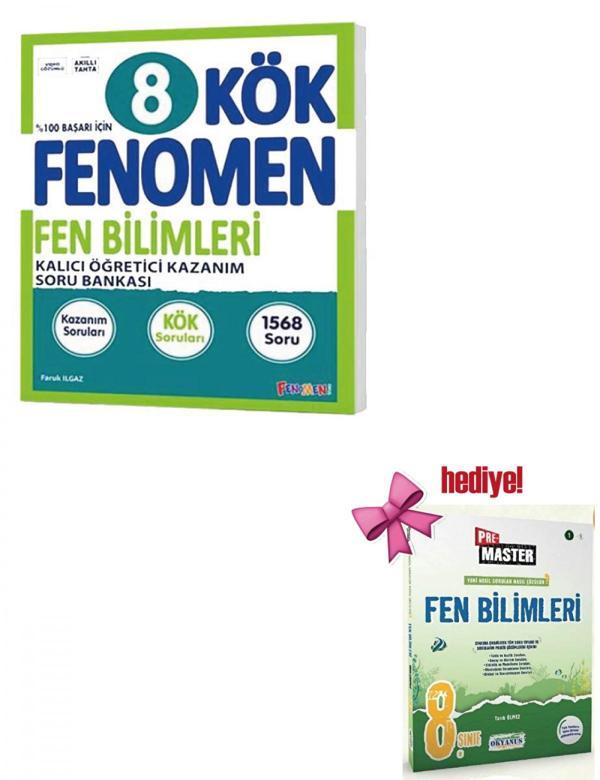 Fenomen 8. Sınıf LGS KÖK Fen Bilimleri Soru Bankası + Okyanus Fen Soru Hediyeli - Fenomen Yayıncılık - Image 1