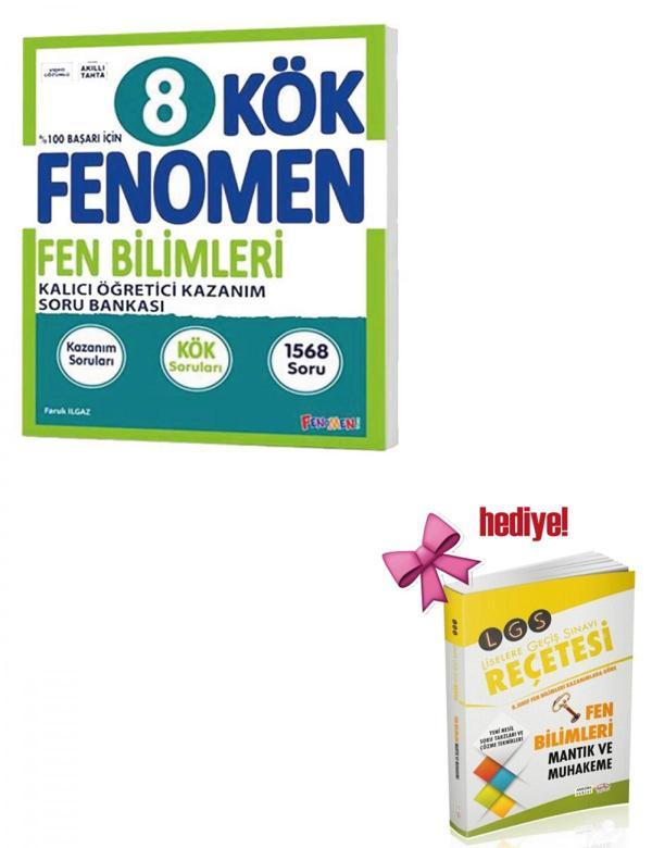 Fenomen 8. Sınıf LGS KÖK Fen Bilimleri Soru Bankası + Editör Fen Soru Hediyeli - Fenomen Yayıncılık - Image 1