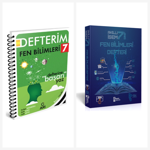 Arı 7. Sınıf Fen Bilimleri Akıllı Defter Seti 2 Kitap İsem ve Arı Yayınları - Arı Yayıncılık - Image 1