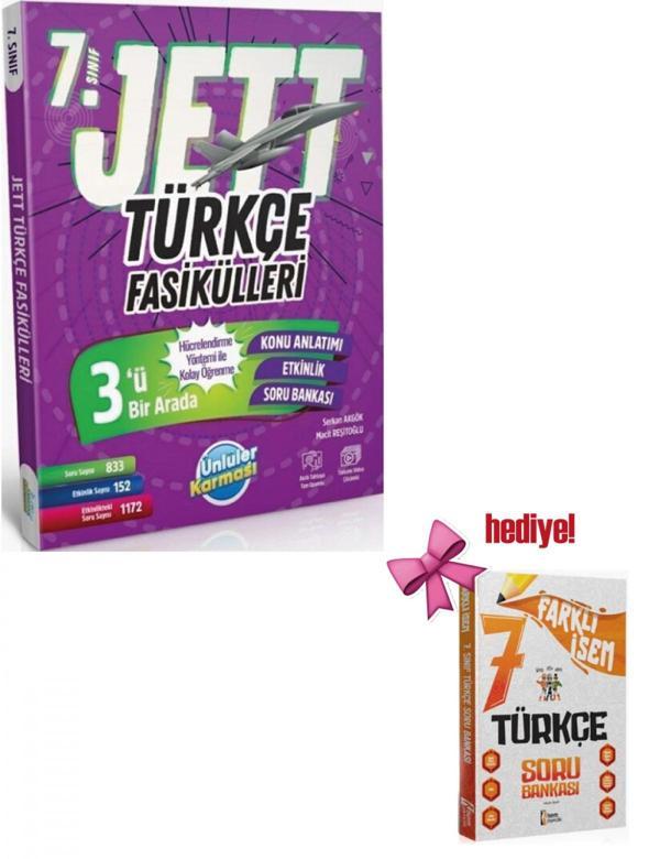 Günay 7. Sınıf Türkçe Etkinlikli Bumerang Serisi + İsem Türkçe Soru Hediyeli - Günay Yayınları - Image 1