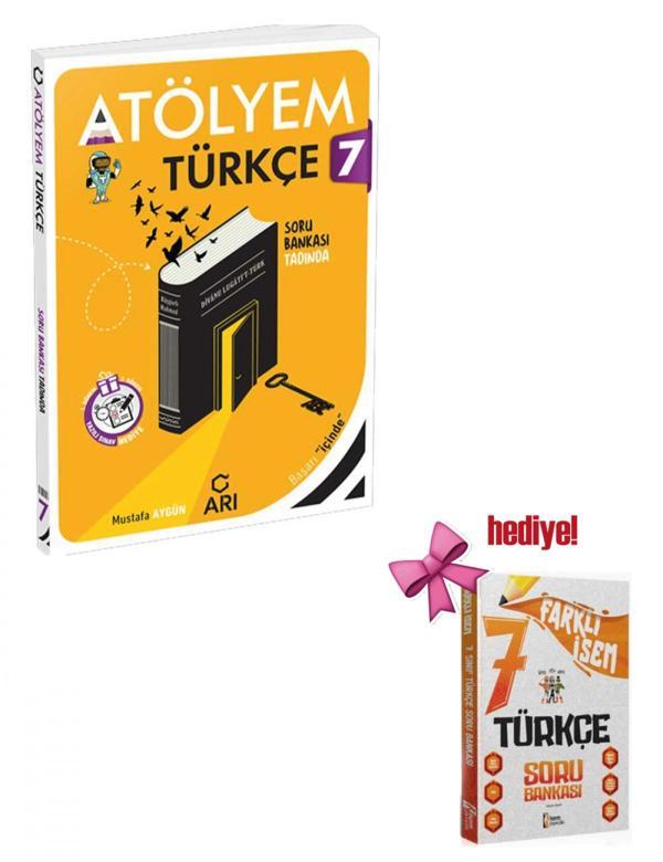 Arı 7. Sınıf Türkçe Atölyem Türkçemino + İsem Türkçe Soru Hediyeli - Arı Yayıncılık - Image 1