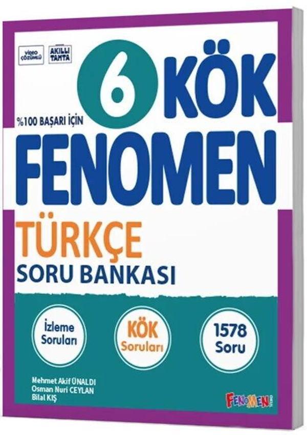 Fenomen 6. Sınıf Türkçe Kök Soru Bankası Fenomen Yayınları - Fenomen Yayıncılık - Image 1