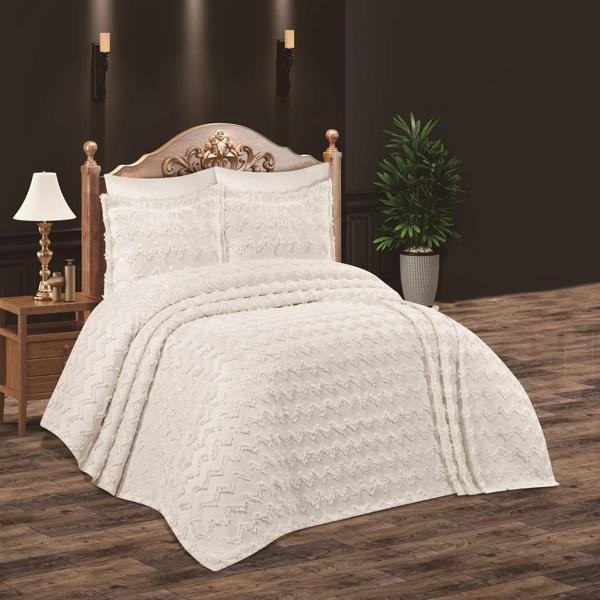 Royam Prestij Çift Kişilik Yatak Örtüsü Pike Takımı 6 Parça - Image 1