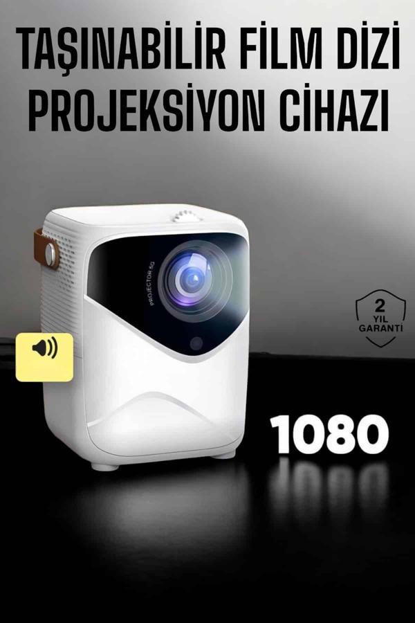 Taşınabilir Android Projeksiyon Wifi Destekli 4K Multimedia Tabanlı Ev Ve Ofis Tipi - Image 1