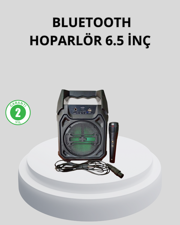 Taşınabilir Bluetooth Hoparlör – FM Radyo, USB, SD Kart ve TWS Özellikli - Image 1