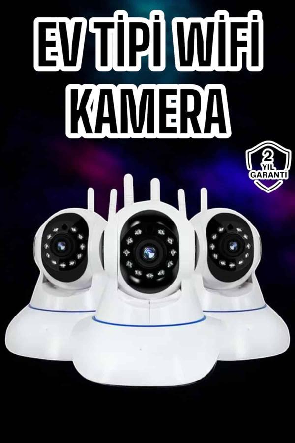 Wifi Kamerası Çift Yönlü Bebek Güvenlik Kamerası Gece Görüşlü - Image 1