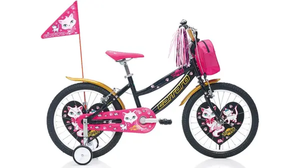 Carraro Moggy 20 Jant Çocuk Bisikleti 2025 Siyah Altın Pembe - Image 1