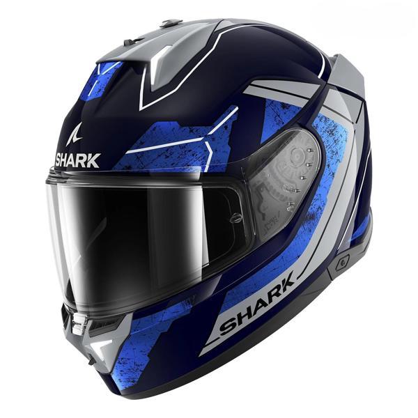 KASK Shark Skwal İ3 Rhad LACİVERT/MAVİ/GRİ - Image 1