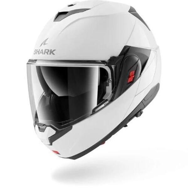 Kask Shark Oxo Blank Beyaz Çene Açılır - Image 1