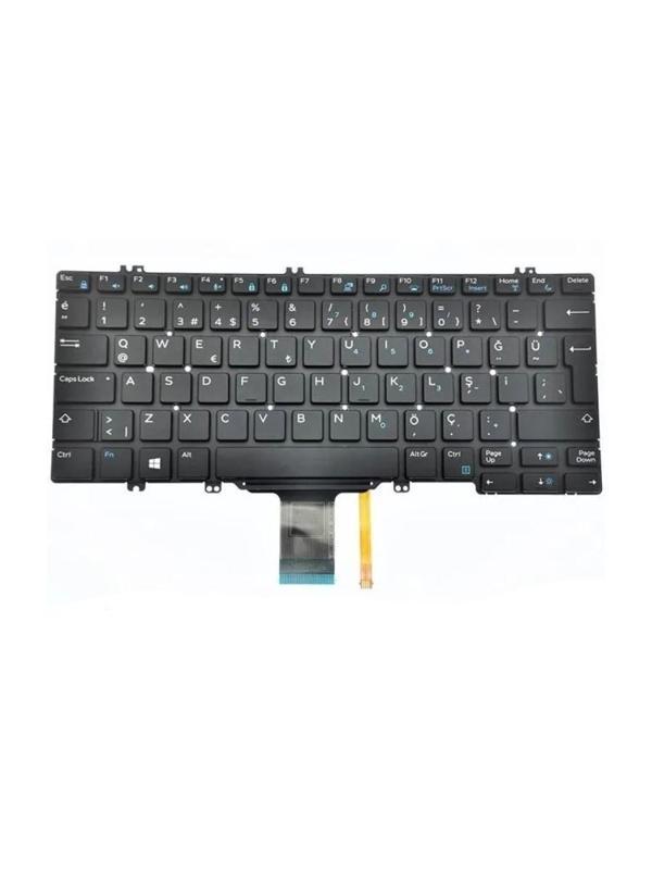 DELL Latitude 3520 Backlite Türkçe Q Klavye Orijinal 0R9PG3 - Image 1