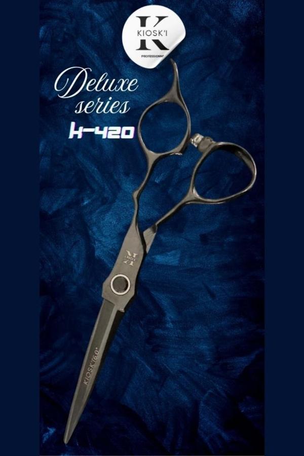 Kioski Profesyonel Deluxe Serisi 420-C Düz Makas 6 Numara K-420 - Image 1