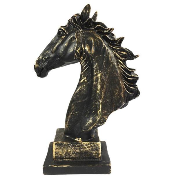 Dekoratif At Figürlü Kaideli Biblo - Image 1