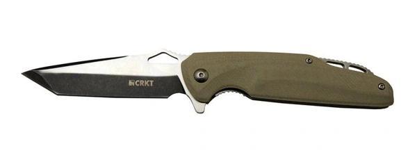 Crkt Predator 706 C Bej Kamp / Outdoor Çakı 21cm - Yarı Otomatik, Kutulu - Image 1