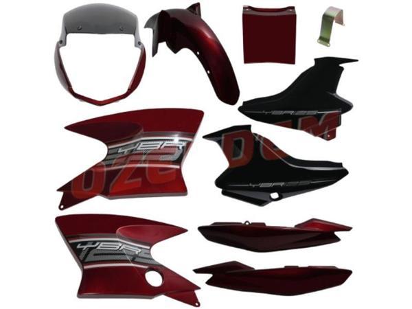 Yamaha Ybr Kaporta Seti Kırmızı 2010 10 Parça - Image 1