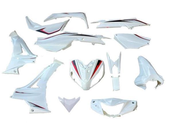 Kuba Cub Ege Kaporta Seti Beyaz 13 Parça (Ege 50 Yazılı) - Image 1