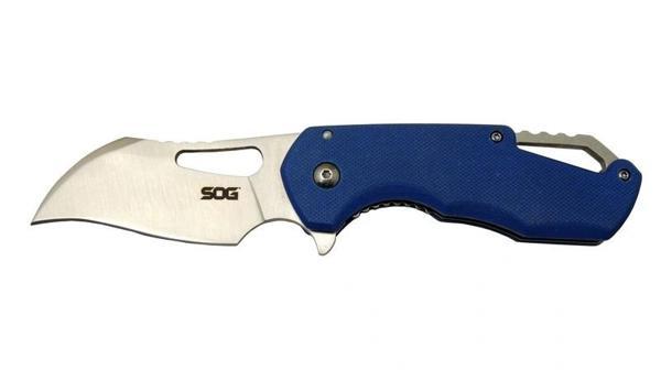 Sog İsonzo 1396BL Mavi Kamp Çakı 18cm - Yarı Otomatik, Kutulu - Image 1