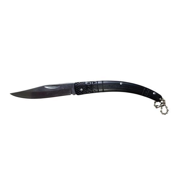 Kılçık Outdoor Çakı 16CM Manuel Işlemeli Sap Siyah - Image 1