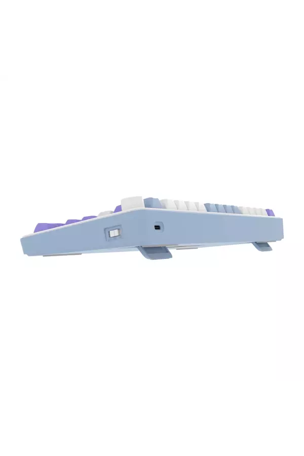 Hawk Gaming HK255BP Membrane LCD RGB Kablosuz/Bluetooth Mavi Mor %75 Türkçe Gaming Klavye - Image 1