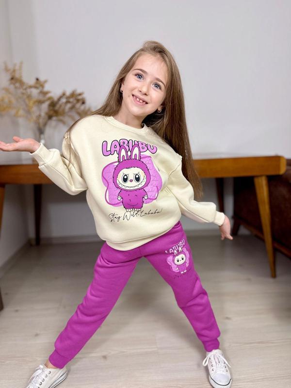 Labubu Kız Çocuk Eşofman Takım - Image 1