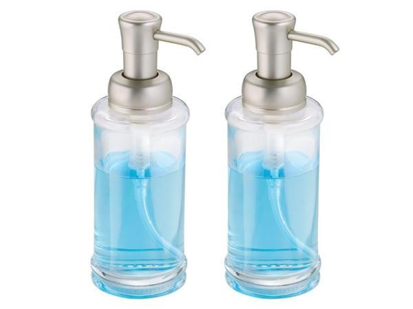 2 ADET CAM SIVI SABUNLUK ŞEFFAF  7x7x20cm 325ml - Image 1