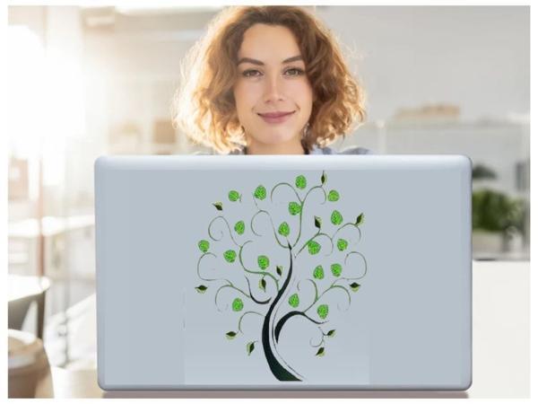 2 ADET DUVAR ÇIKARTMA STICKER DEKORATİF DUVAR KAĞIDI AĞAÇLI PVC 70X50X0,5CM - Image 1