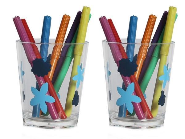 2 ADET KALEMLİK BENEKLİ  OFİS GERECİ 8X8X9CM  - Image 1