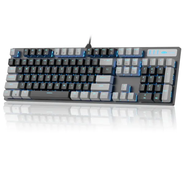 MageGee MK-STORM 104 Tuş Red Switch Kablolu Türkçe Q Gri-Siyah Gaming Klavye - Image 1