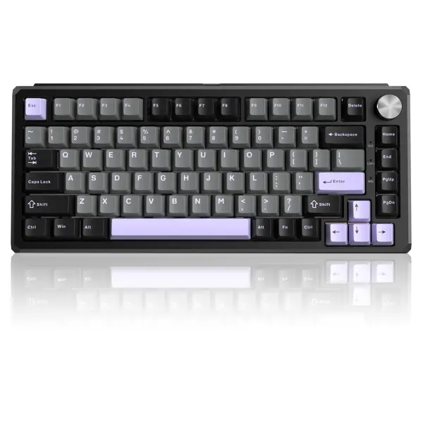 MageGee Captain75 82 Tuş Kablosuz Manyetik RGB Hot-Swap Gasket Siyah Gaming Klavye - Image 1