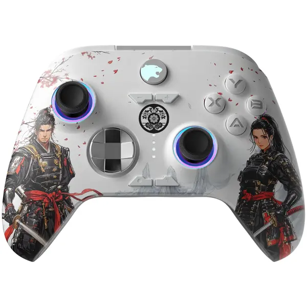 GamePower Force RGB Kablosuz Beyaz Gamepad (2.4G, Bluetooth,Kablolu) (PC Uyumlu) - Image 1