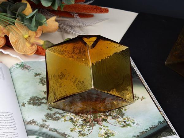 VELIS ORANGE CAM VAZO 16X16X15 CM - Image 1