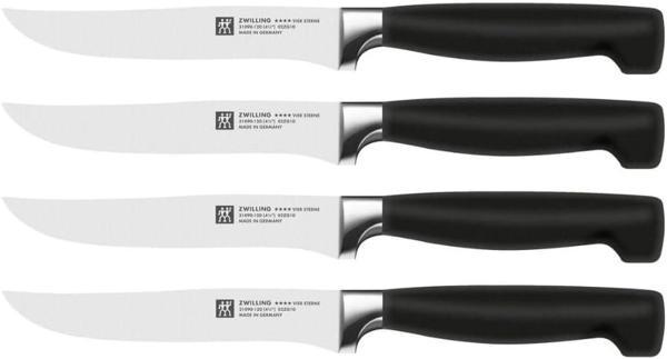 Zwilling Four Star 4'Lü Biftek Bıçağı Seti, Paslanmaz Çelik, Siyah - Image 1