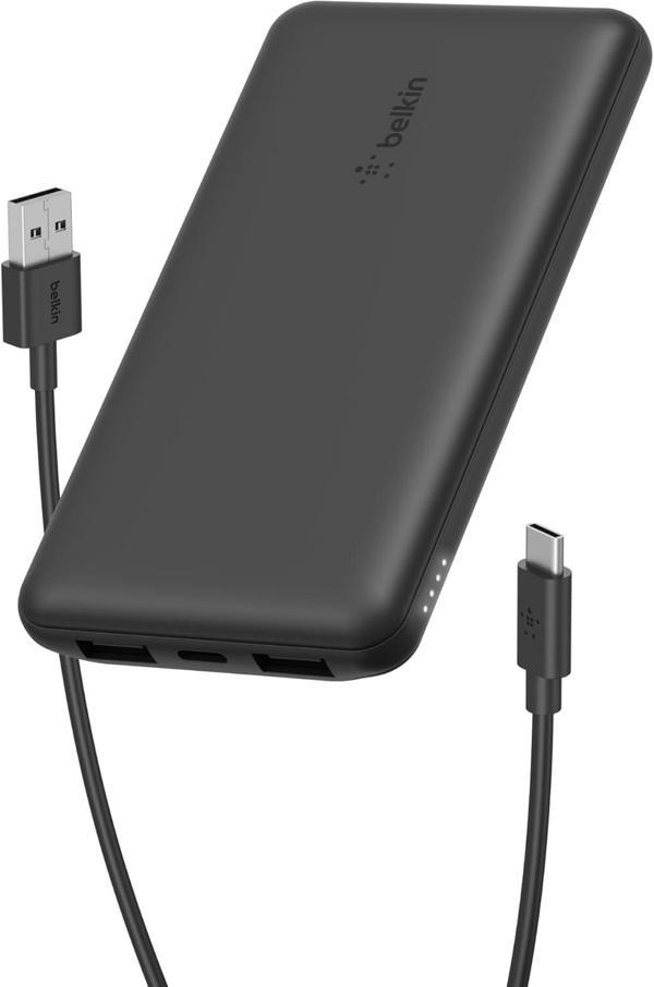 Belkin Usb-C Taşınabilir Powerbank, 10000 Mah, 1 Usb C Bağlantı Noktası Ve 15W'A Kadar 2 Usb A Bağla - Image 1