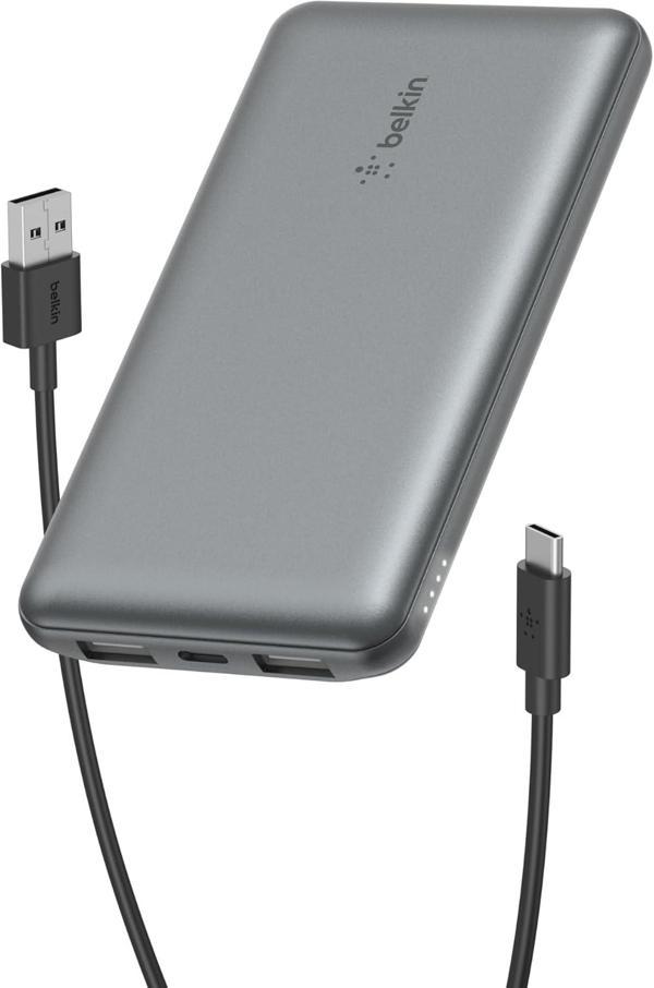 Belkin 10000Mah Powerbank, 1 Usb-C Portu Ve 2 Usb-A Portu Bulunan 10K Usb-C Taşınabilir Şarj Cihazı, - Image 1