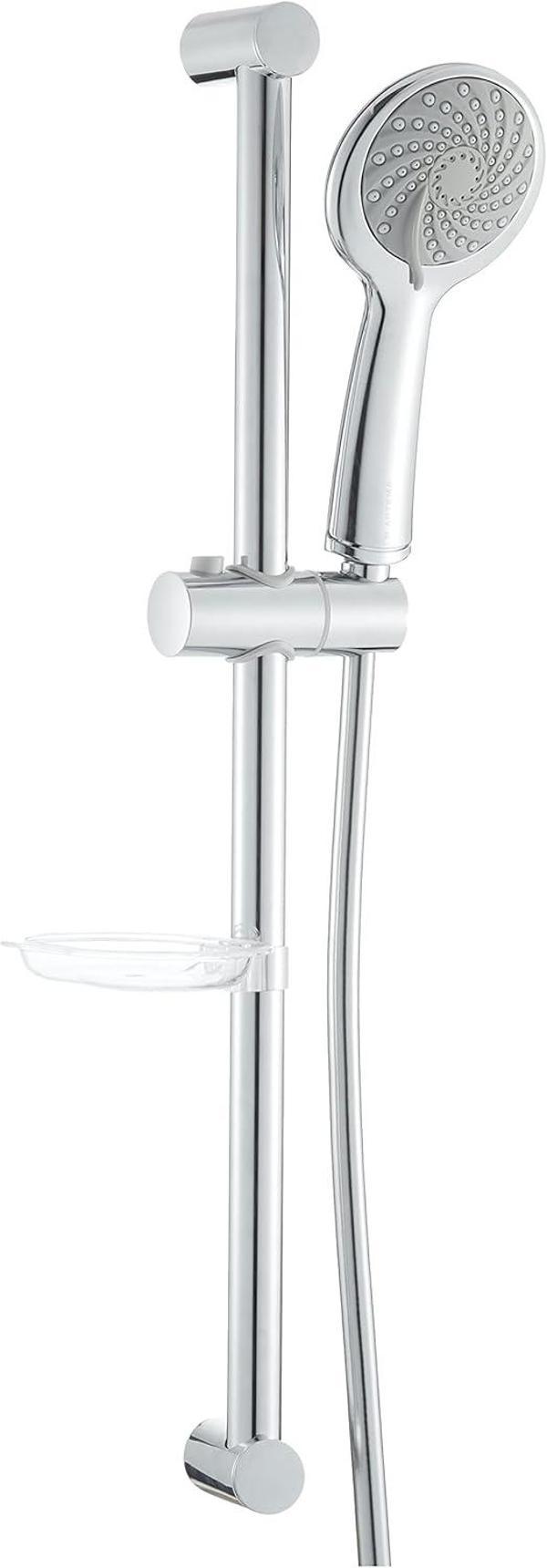 Artema Samba A45680Sta 3F Sürgülü El Duşu Takımı, 6 L/Dk Su Akışı, Duvara Monte, Krom - Image 1